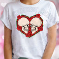 Skull Hearts DTF