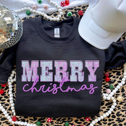Merry Christmas DTF (purple)