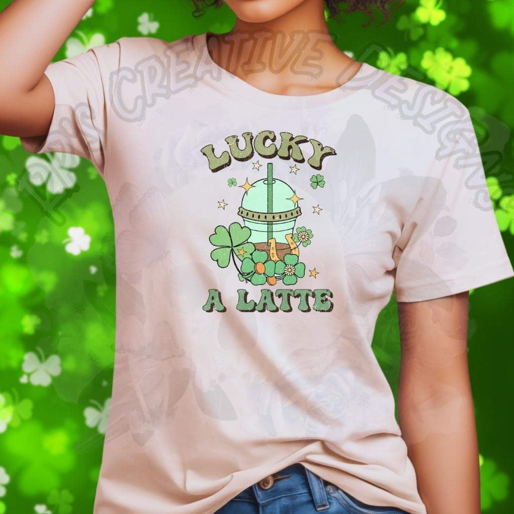 Lucky A Latte DTF