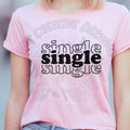 Single Black Font DTF
