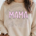 Mama pink and white ghosts DTF
