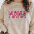 Mama Pink Plaid DTF