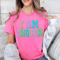 I am chosen Faux Chenile