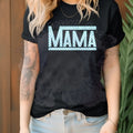 Light Blue Checkered mama  DTF