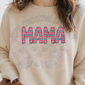 Mama Pink and Green Squiggly lines DTF