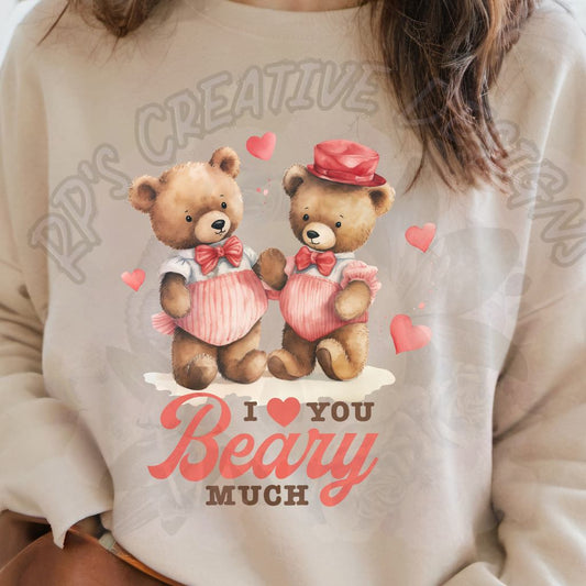 I Love You Beary Much DTF