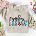 Happy Easter Cross  DTF