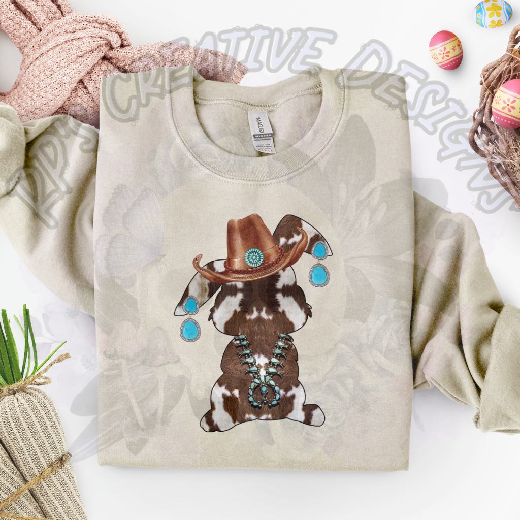 Western Bunny But DTF