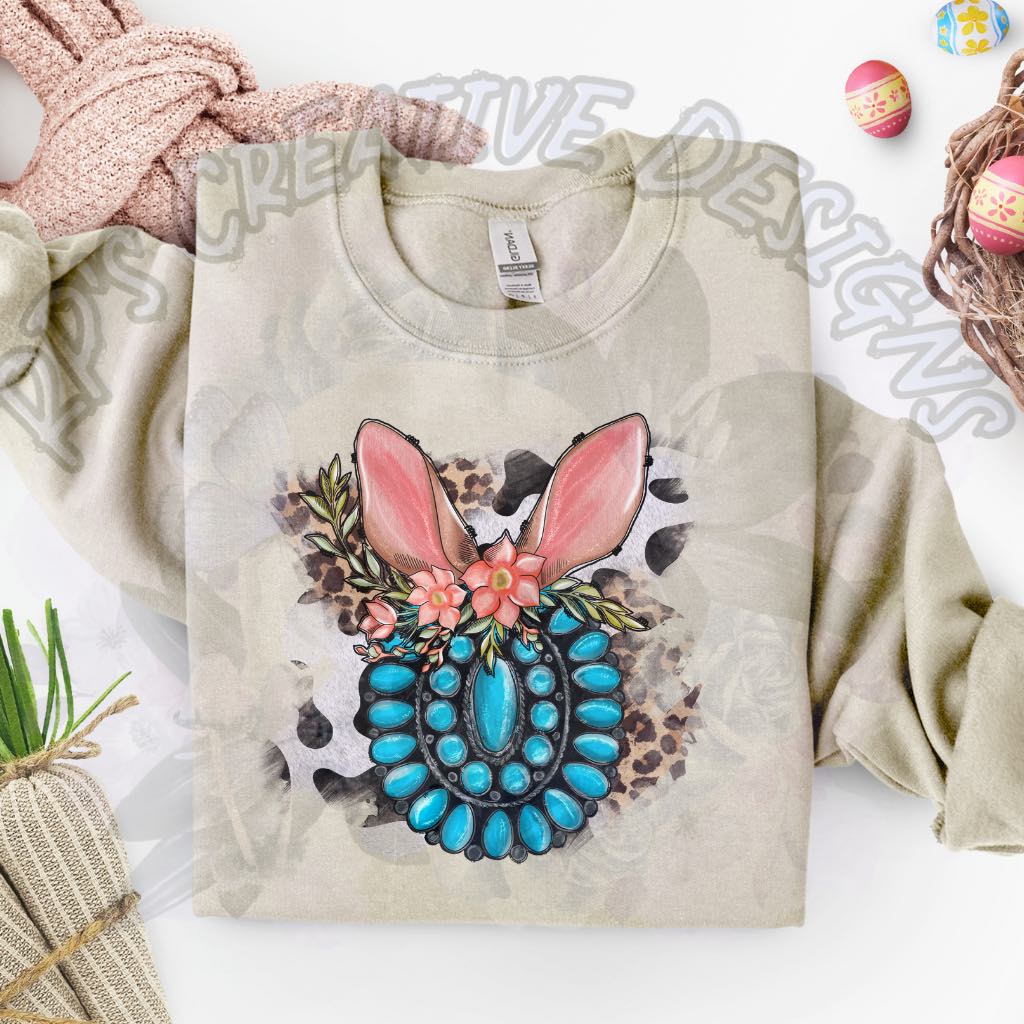 Western Egg Bunny DTF