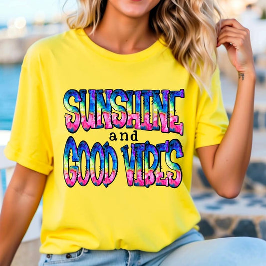 Sunshine & Good Vibes DTF