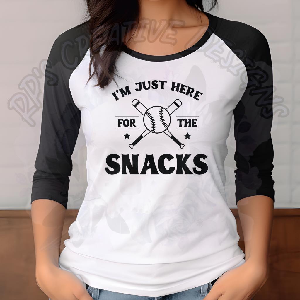 Just Here for the Snacks  DTF