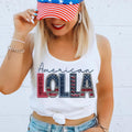 American Family Faux Sequin DTF