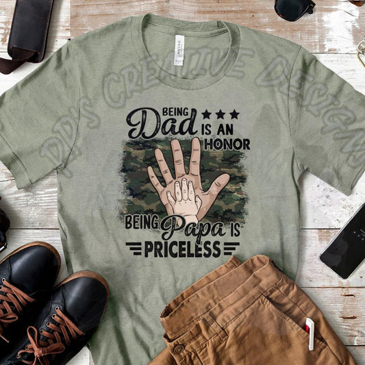 Being a Papa is Priceless DTF