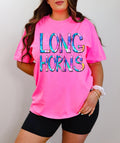 Tie Dye Longhorns DTF