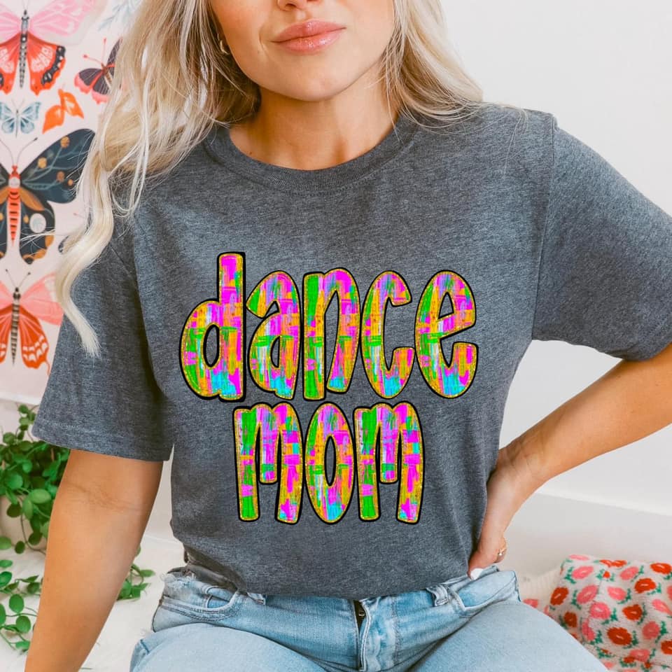 Tie Dye Dance Mom DTF