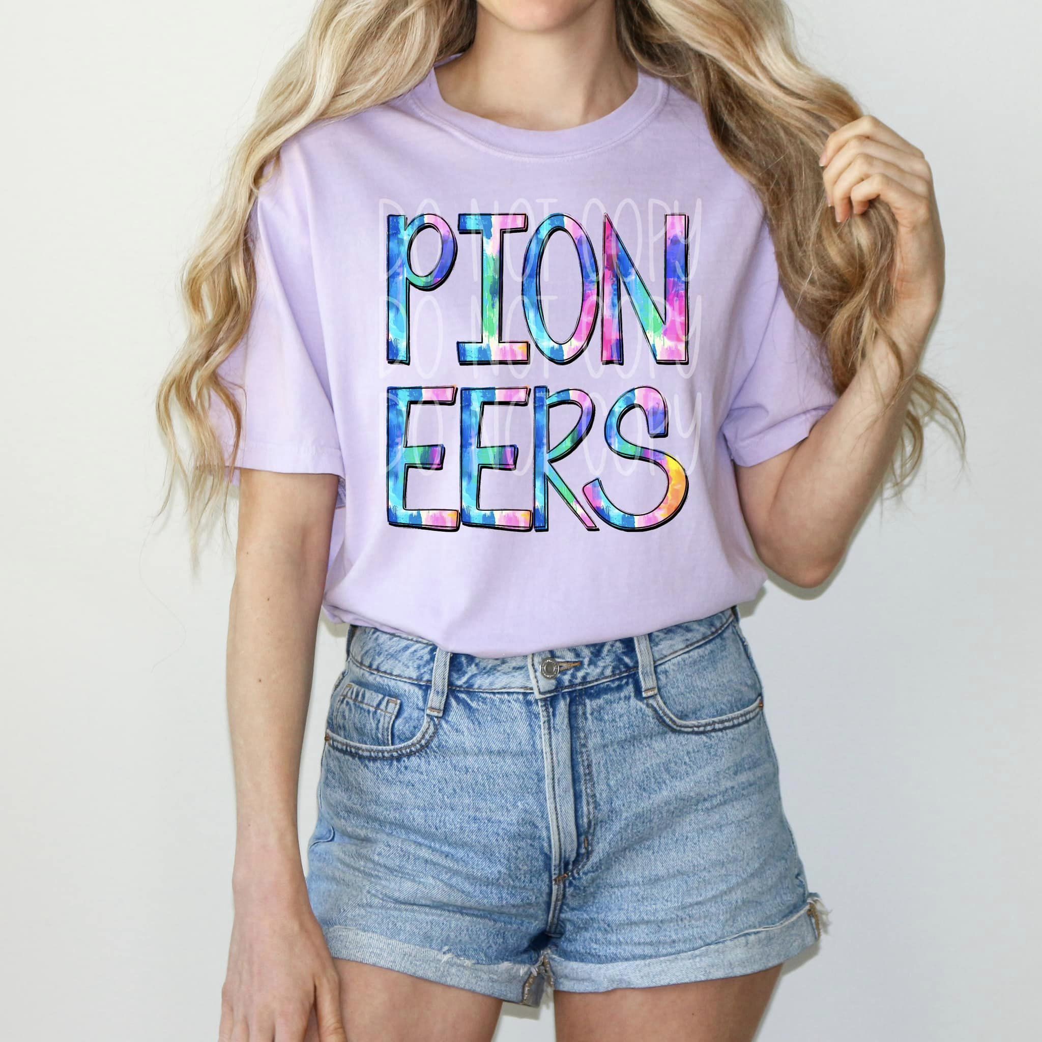 Tie Dye Pioneers  DTF