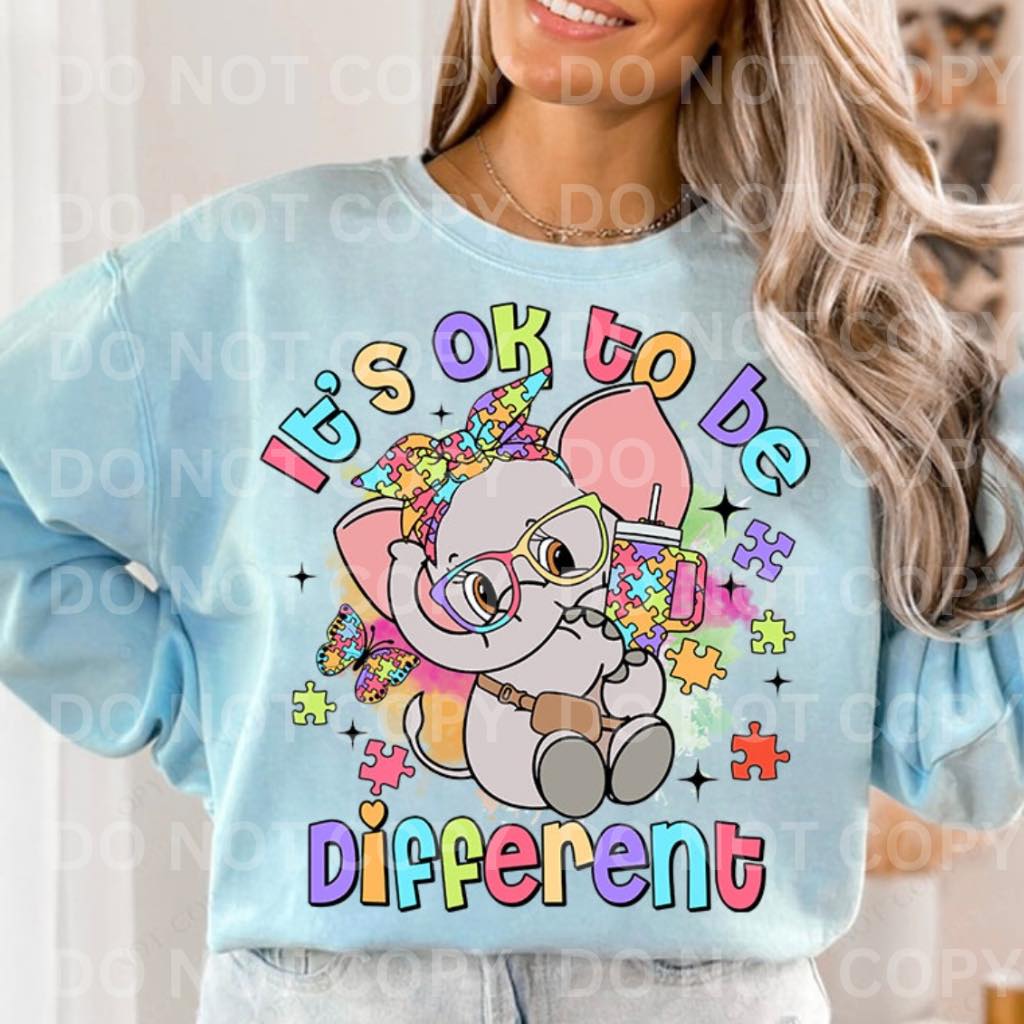 It’s Ok to be Different  DTF