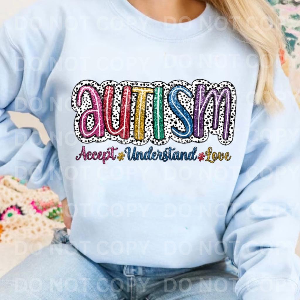 Autism Dots  DTF