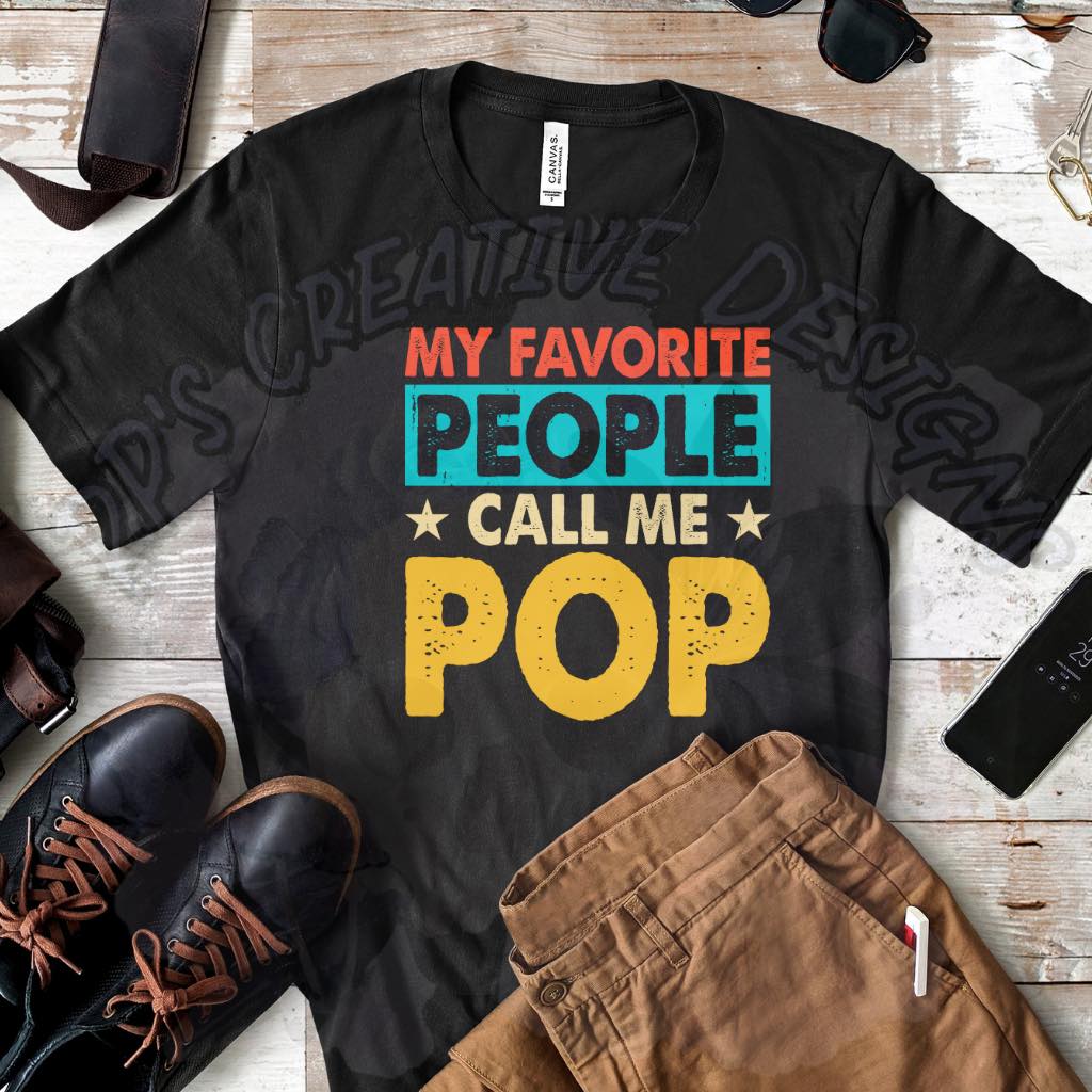 Favorite People Call me Pop DTF