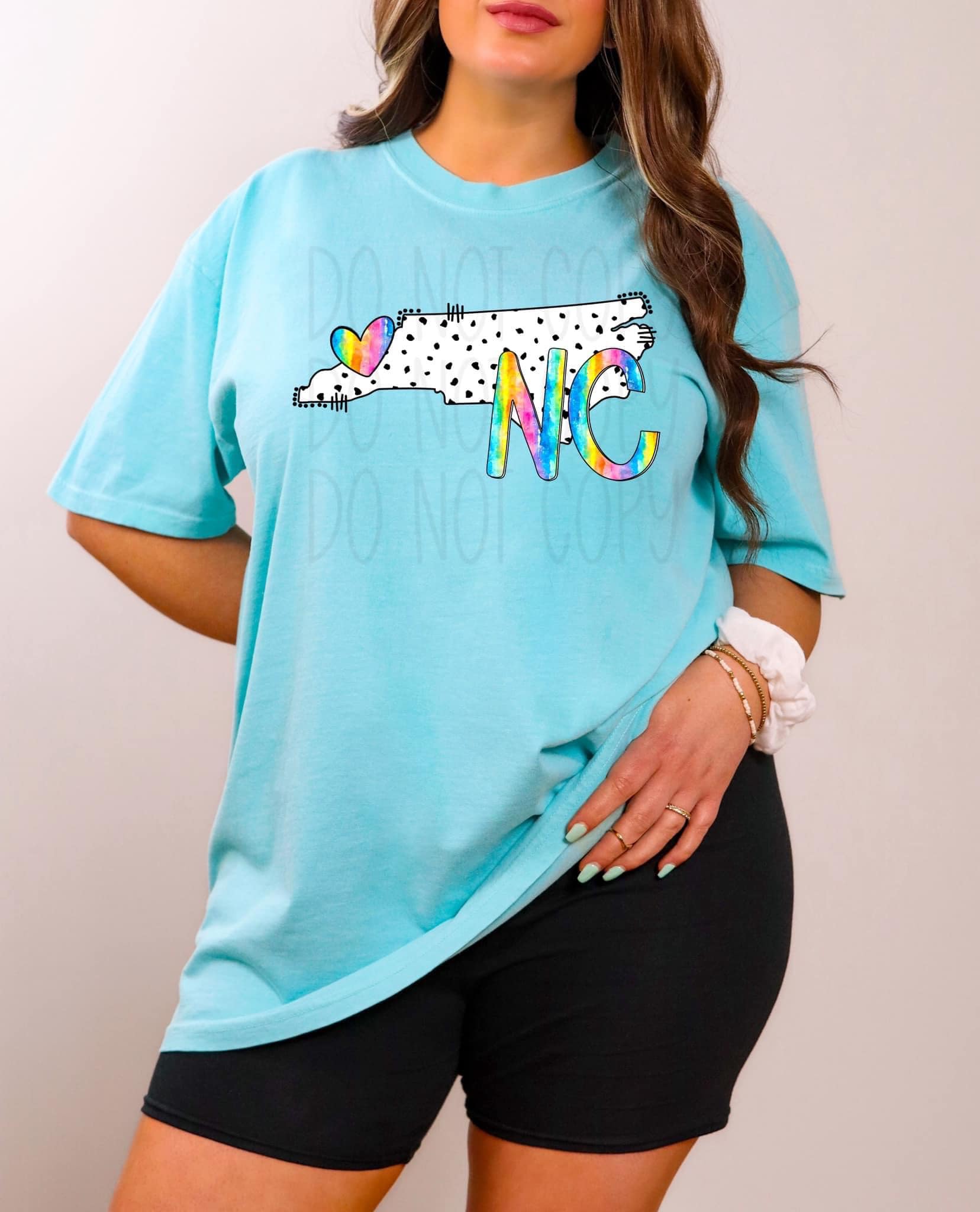 Spotted Tie Dye States  DTF