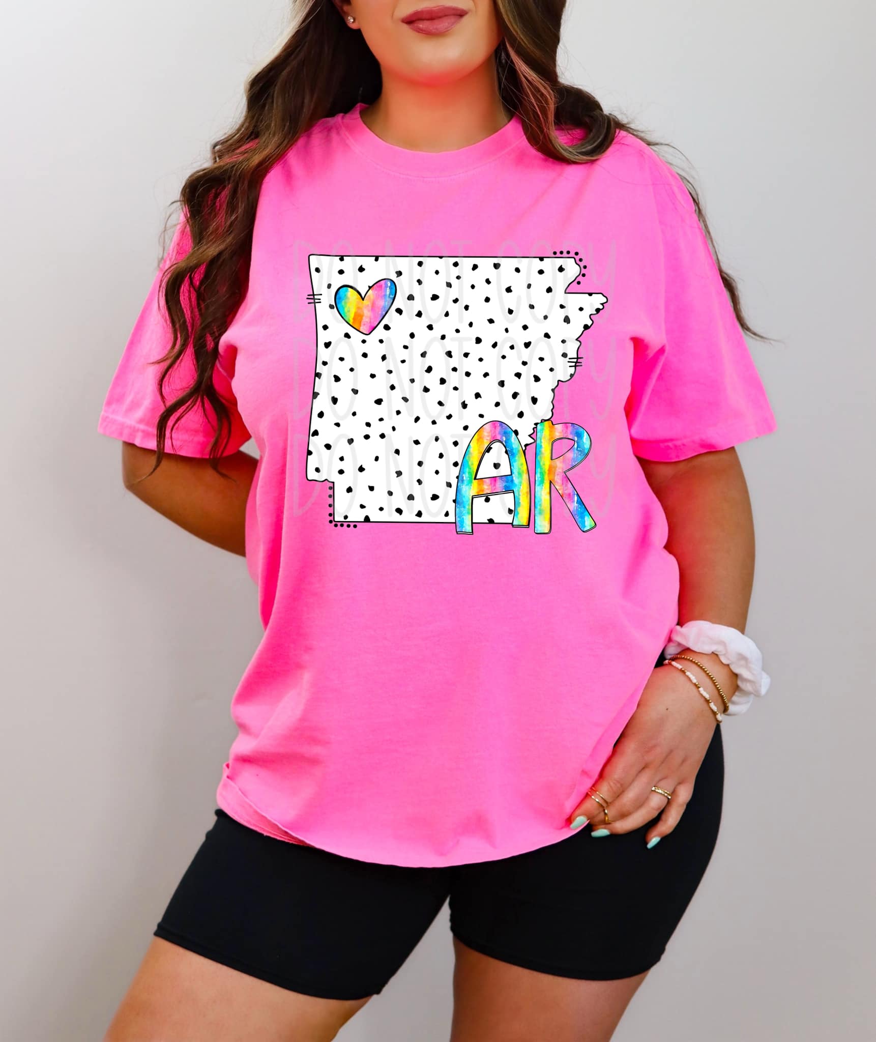 Spotted Tie Dye States  DTF