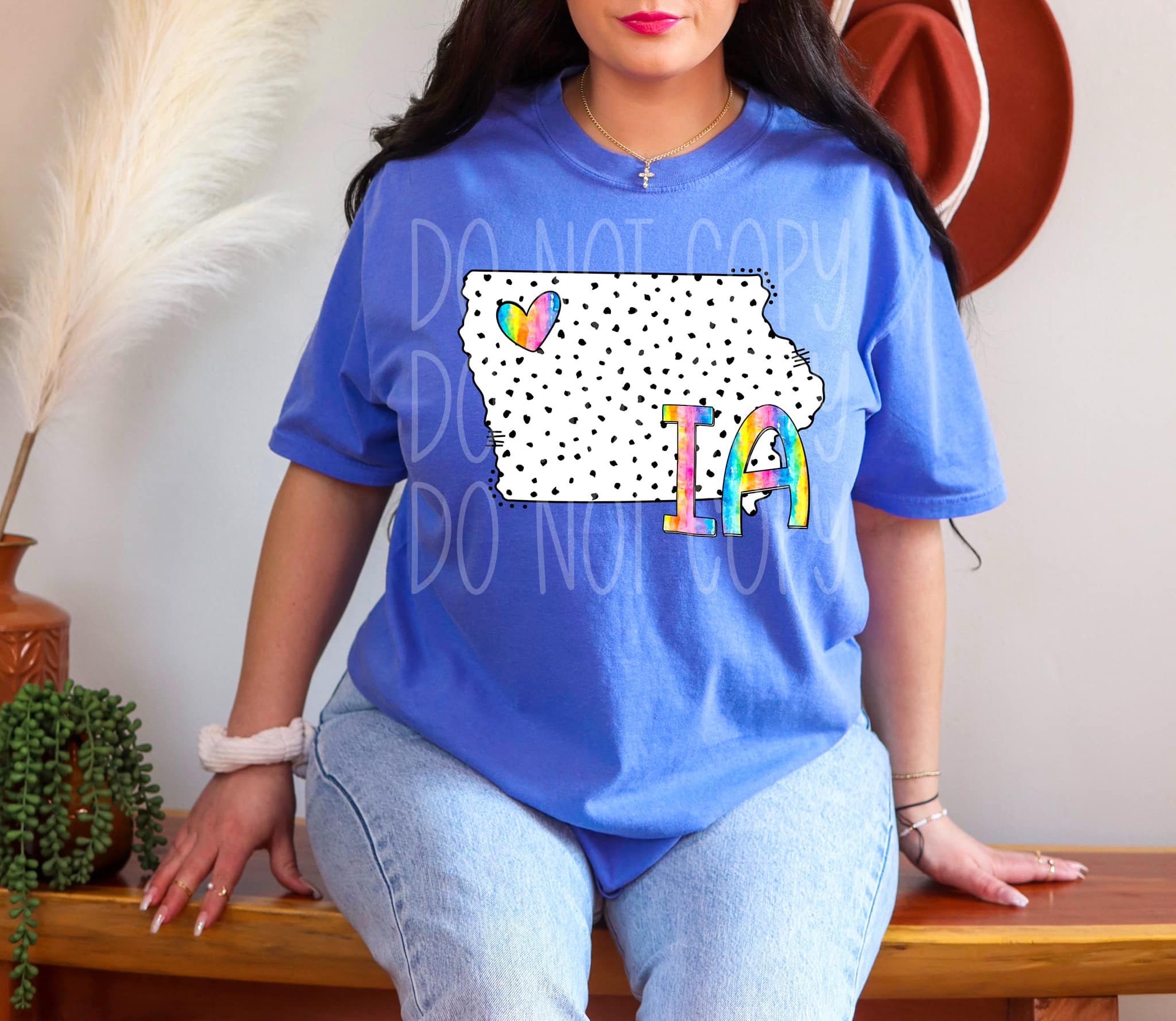 Spotted Tie Dye States  DTF