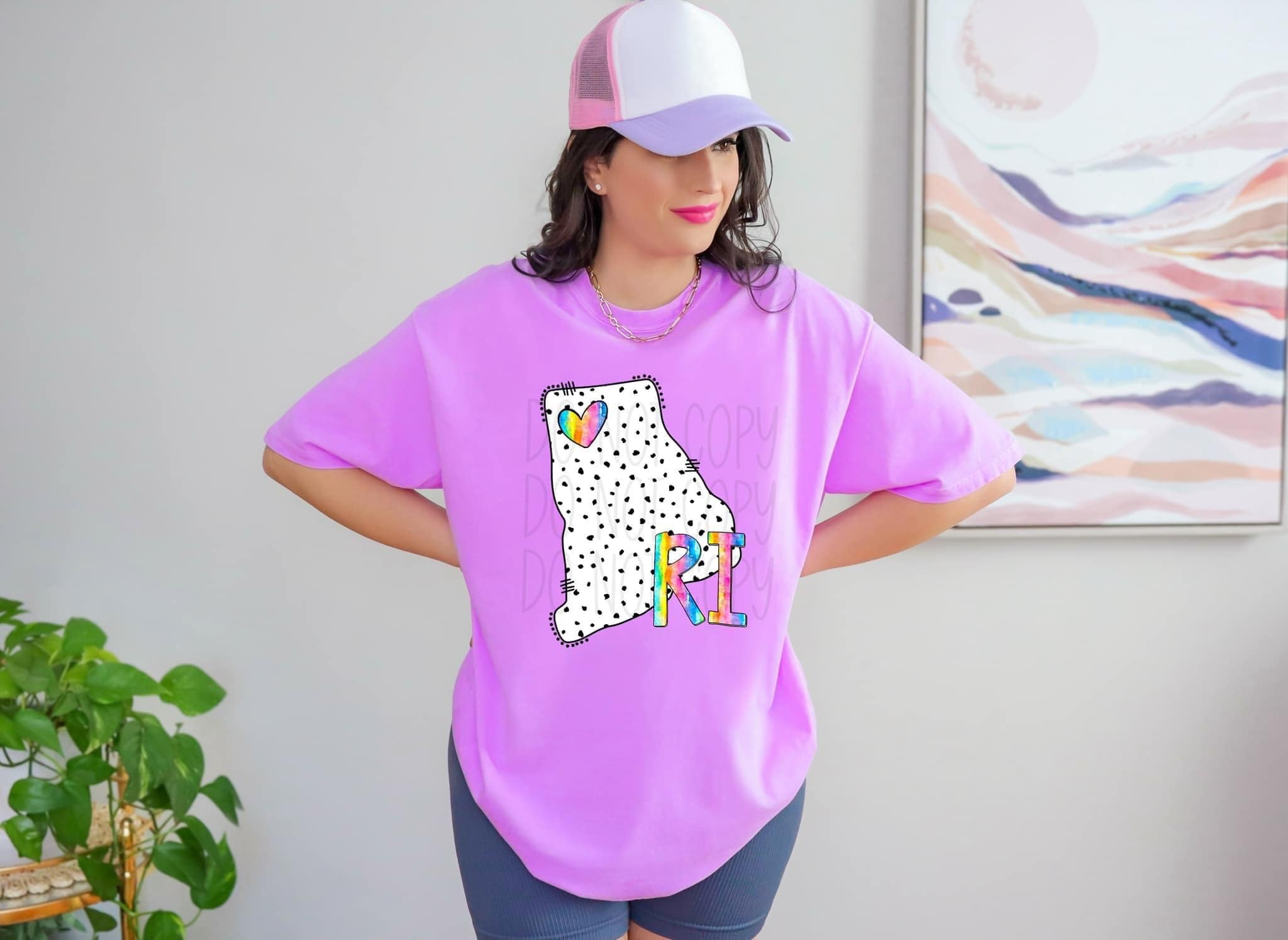 Spotted Tie Dye States  DTF
