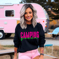 Camping Queen Pink and Lime Green DTF