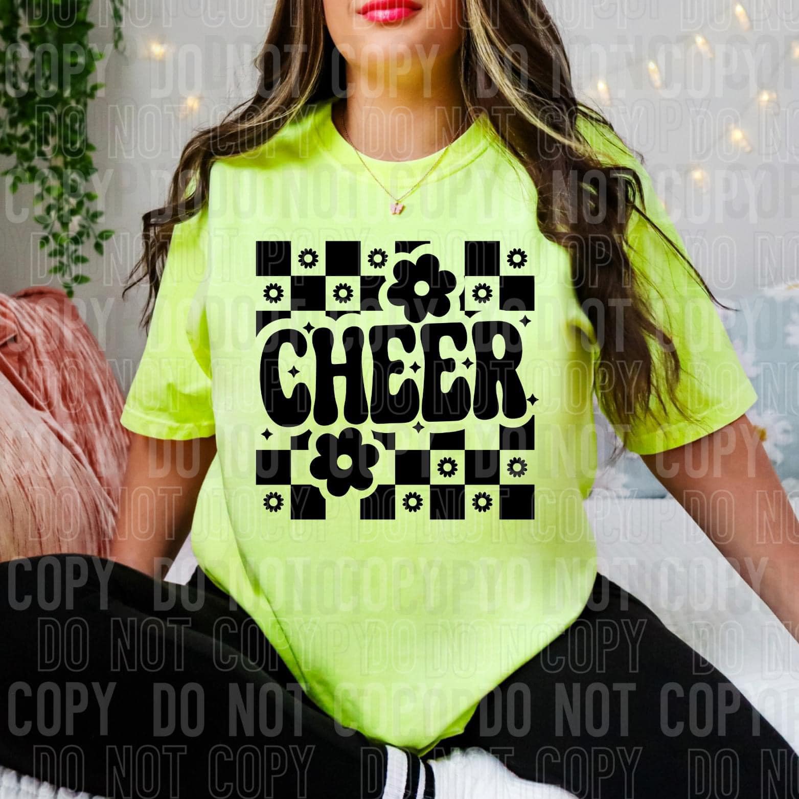 Cheer Black Font DTF