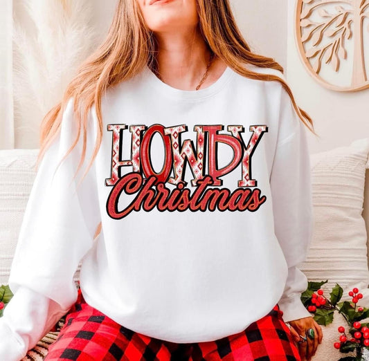 Howdy christmas  DTF
