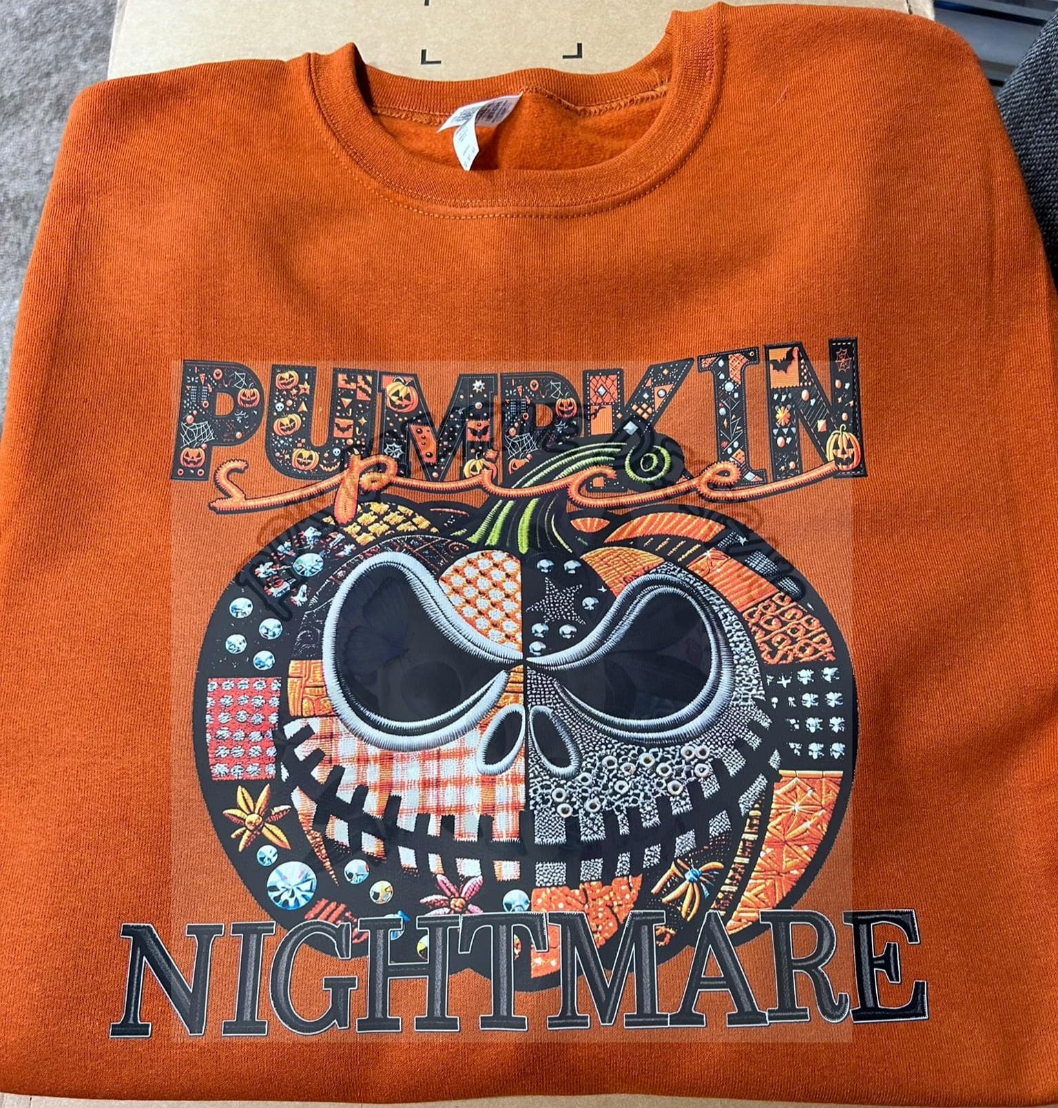 Pumpkin Spice Nightmare Sweater