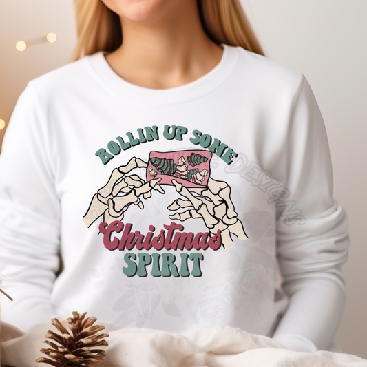 Rolling Up Some Christmas Spirit WS Tee