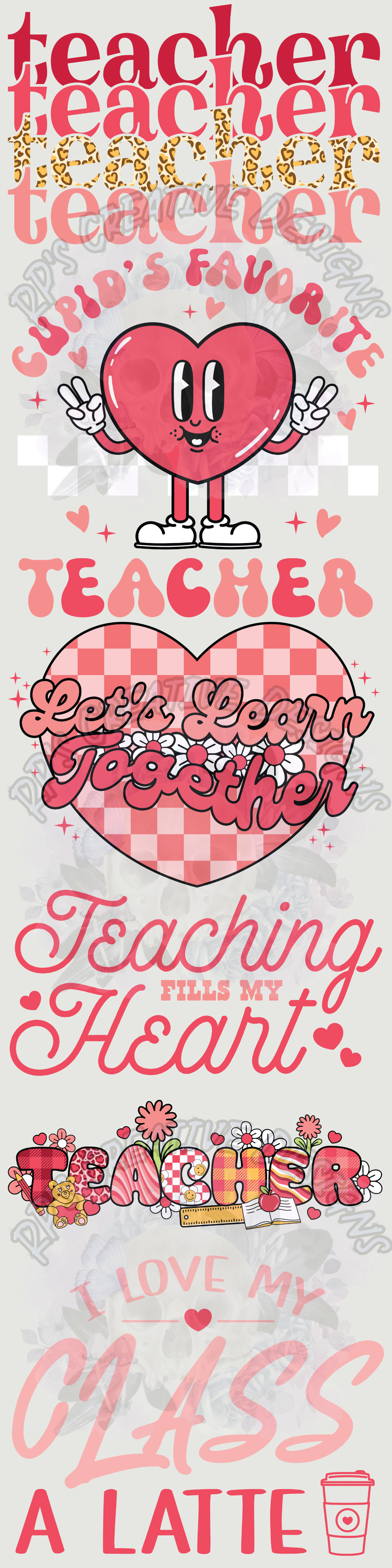 Teacher V2 Valentines Day Gang Sheet