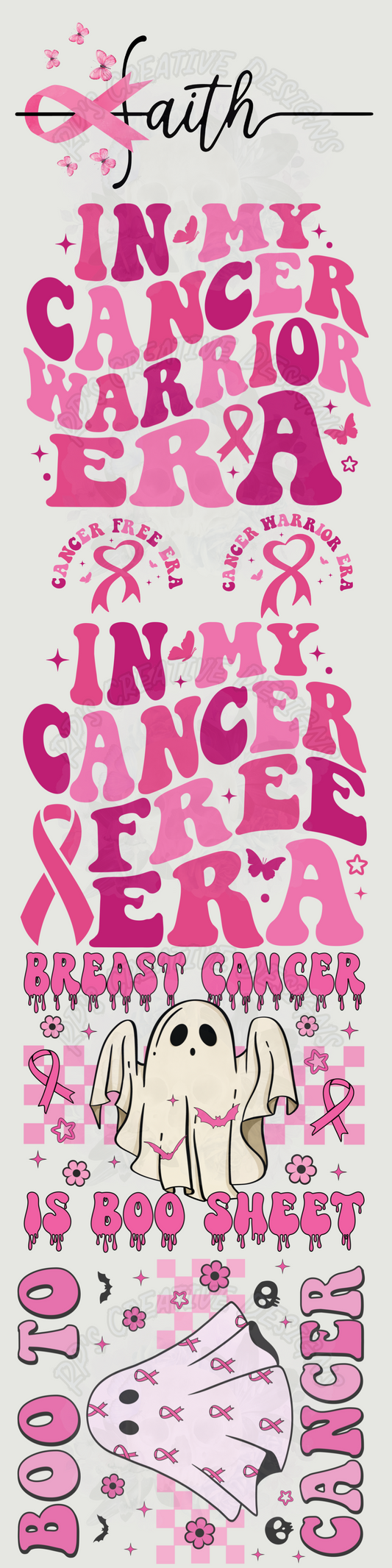 Breast Cancer Awareness w/ Pockets Gang Sheet DTF