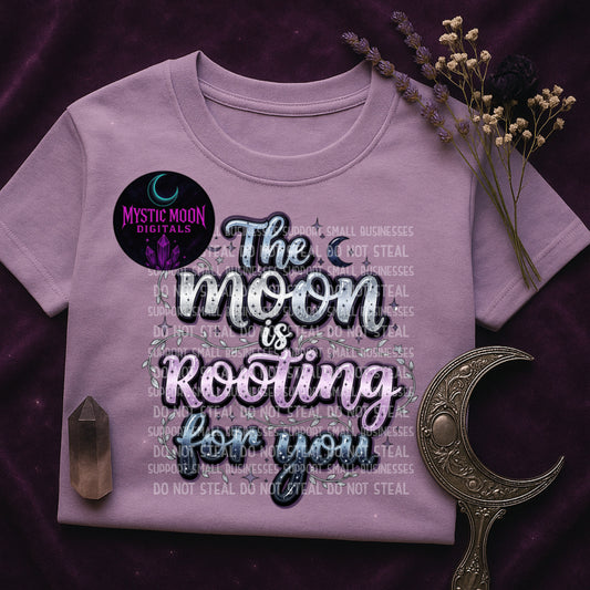 The moon is rooting for you DTF
