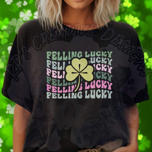 Feeling Lucky Stacked DTF
