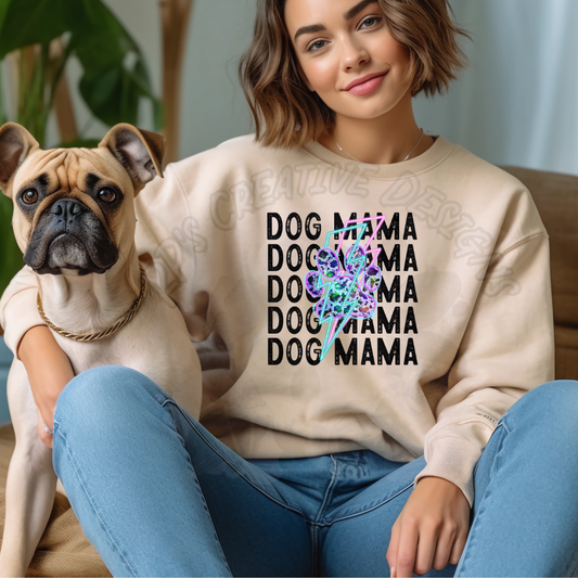 Dog Mama Stacked DTF