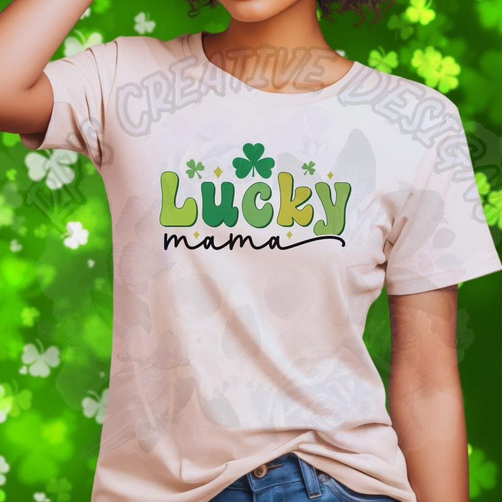 Lucky Mama Green DTF