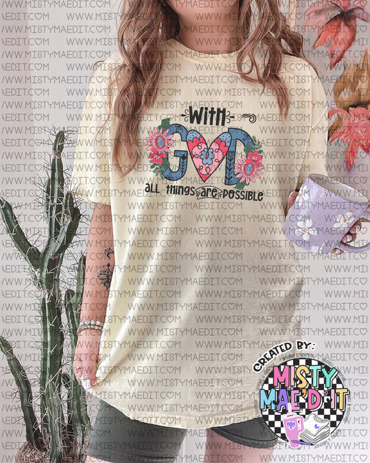 With God all things are possible DTF