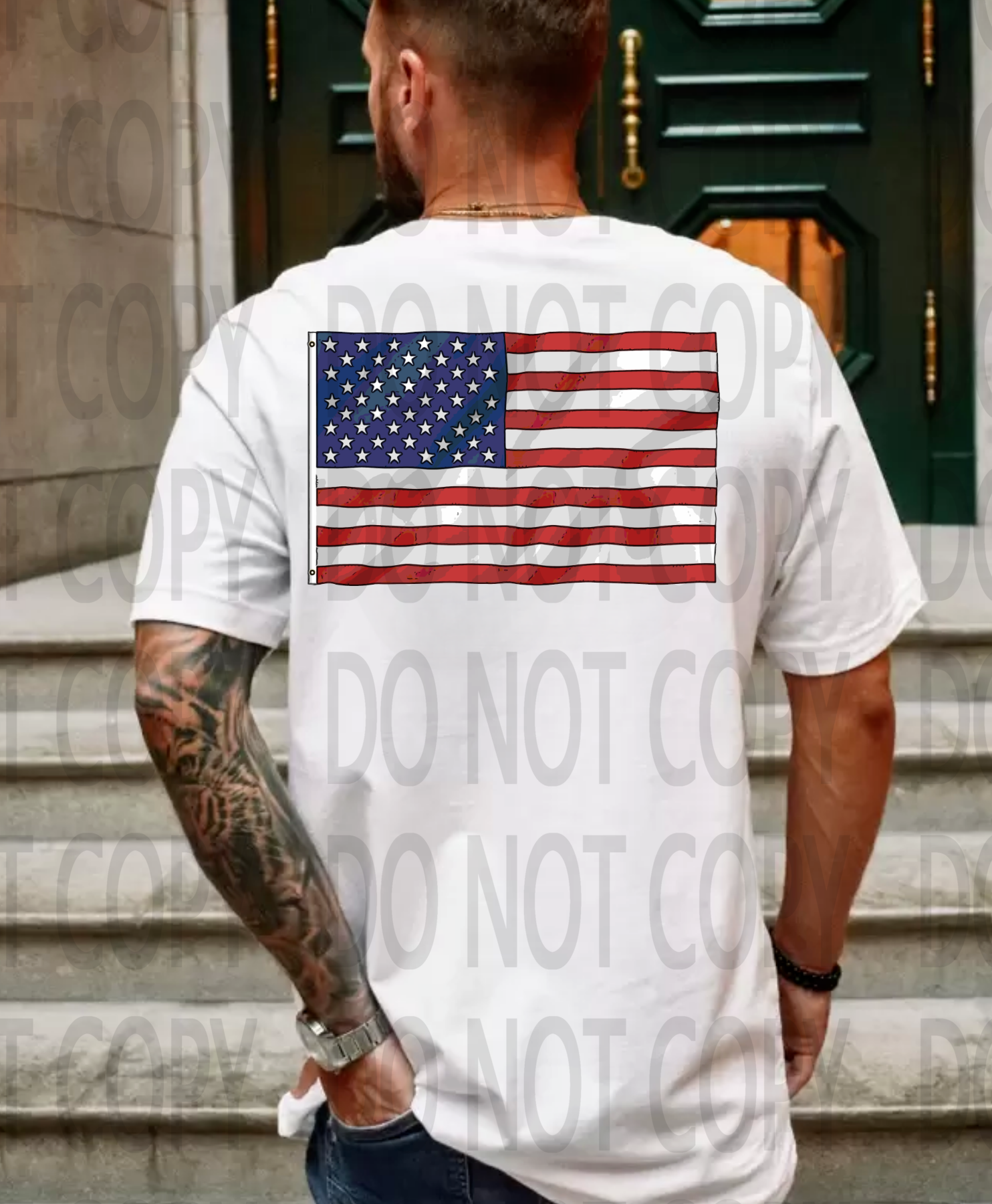 American Flag DTF
