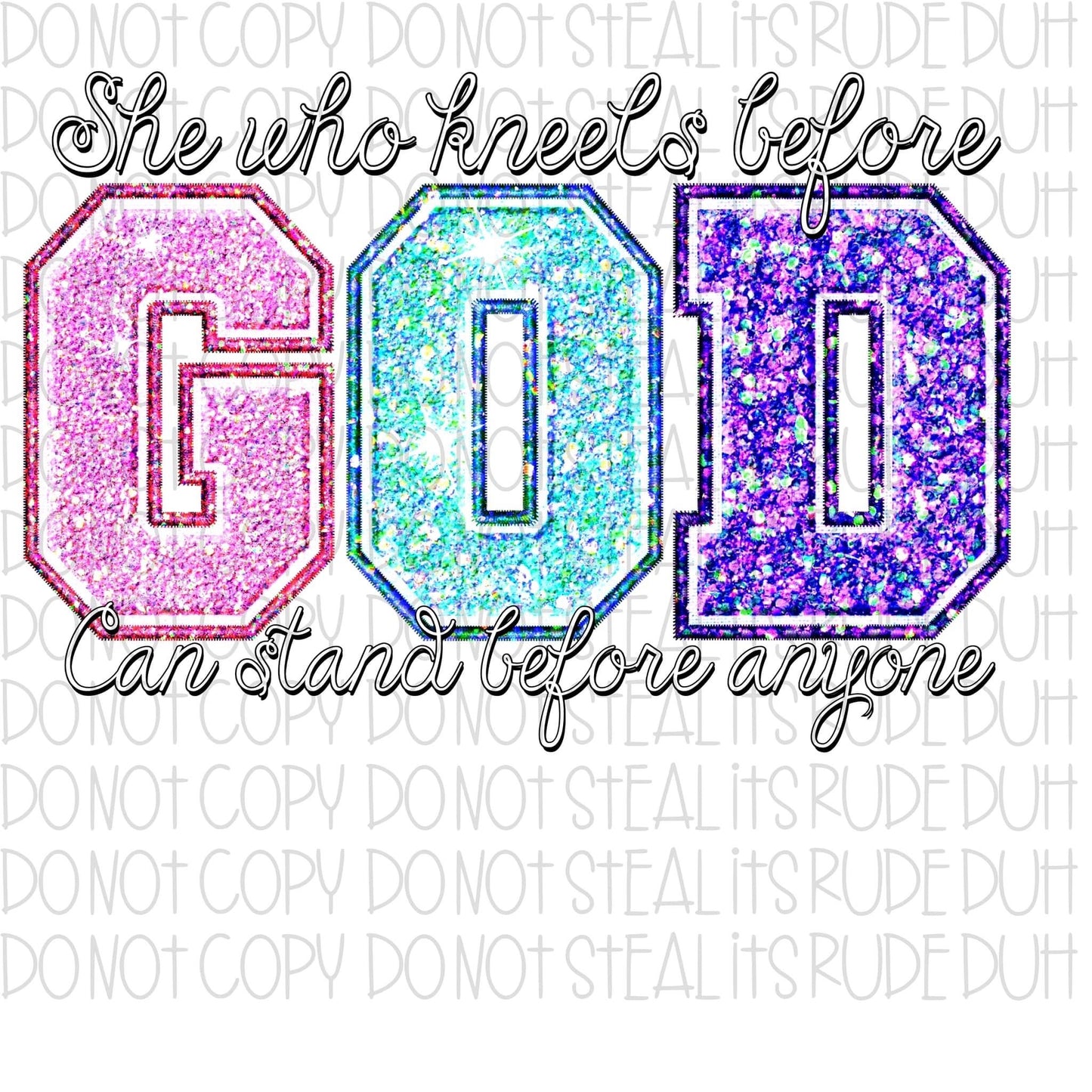 She who Kneels Before God DTF