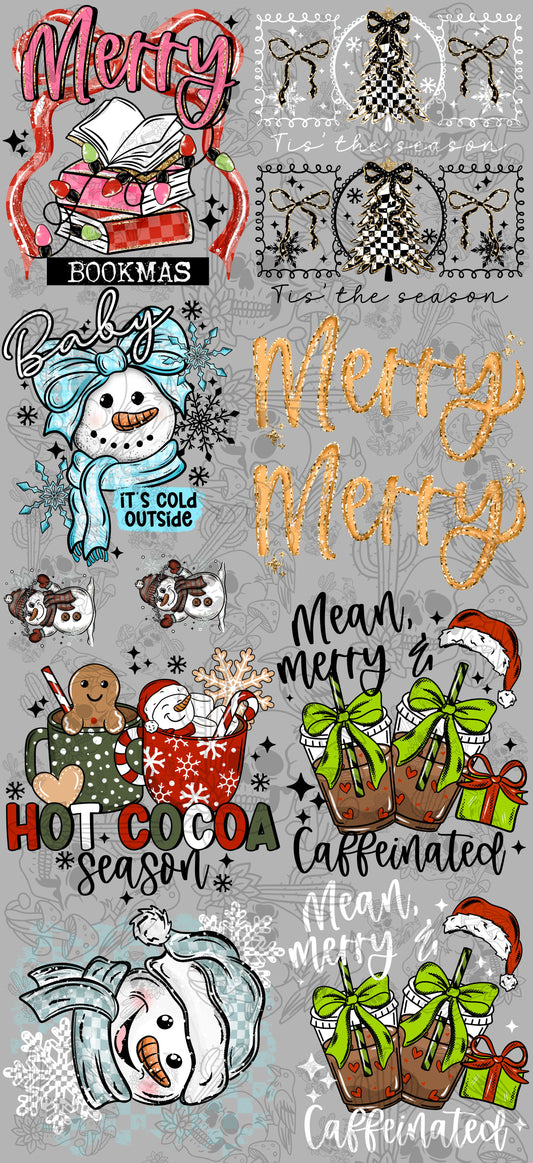 Christmas CSC Gang #1 22X48 gang sheet