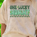 One Lucky Mommy Distressed DTF