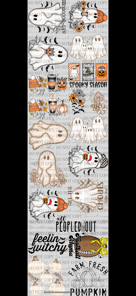 Ghosts premade 22x80 gang sheet