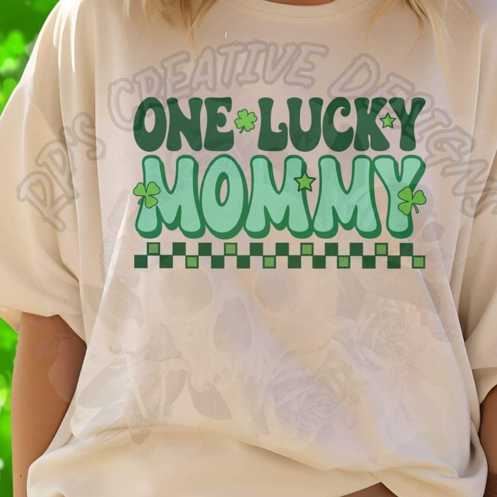 One Lucky Mommy DTF