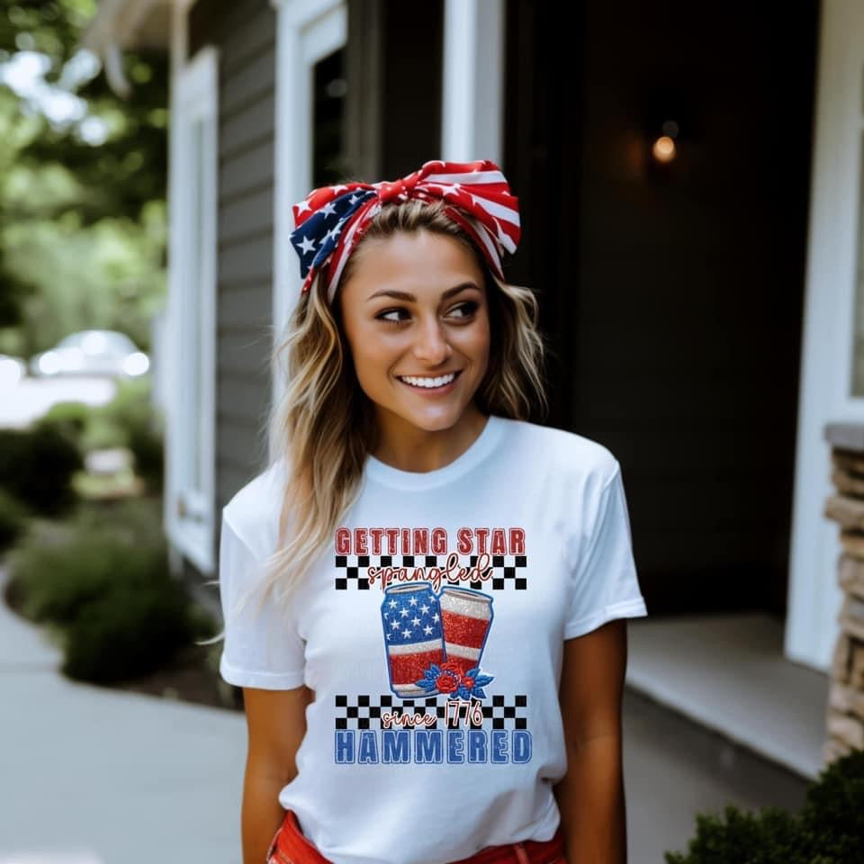 Getting star spangled hammered DTF