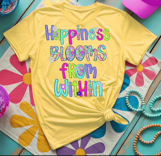 Happiness blooms from within  DTF