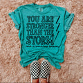 You Are Stronger Than The Storm DTF