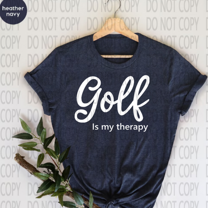Golf Is My Therapy DTF