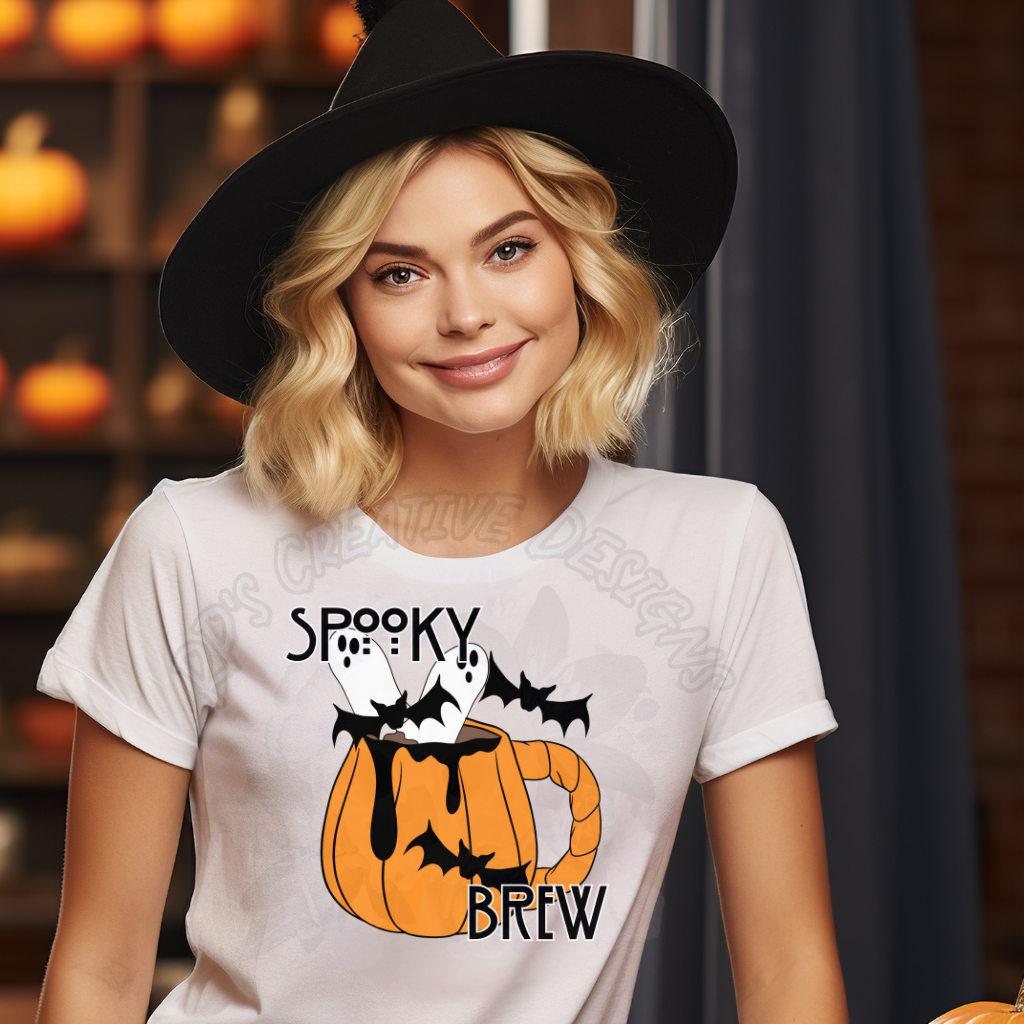 Spooky Brew Orange DTF